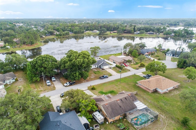 2916 Maldive Ct, Deltona, FL 32738 - aerial perspective of suburban area with a large body of water