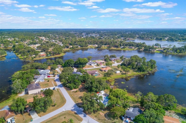 2916 Maldive Ct, Deltona, FL 32738 - aerial perspective of suburban area with a large body of water