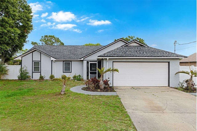 2916 Maldive Ct, Deltona, FL 32738 - single story home featuring an attached garage, driveway, roof with shingles, and brick siding