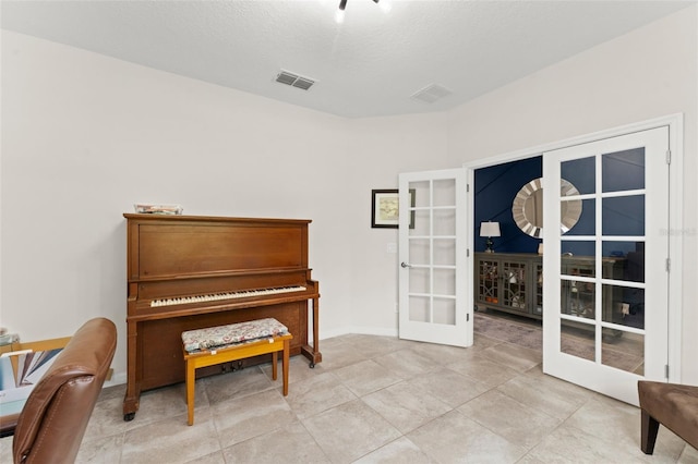 2401 Oxmoor Dr, Deland, FL 32724 - sitting room featuring french doors