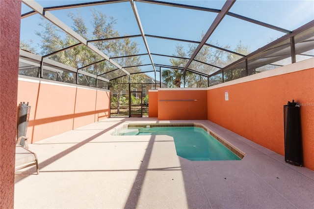 2923 Banana Palm Dr, Kissimmee, FL 34747 - swimming pool with a patio and glass enclosure