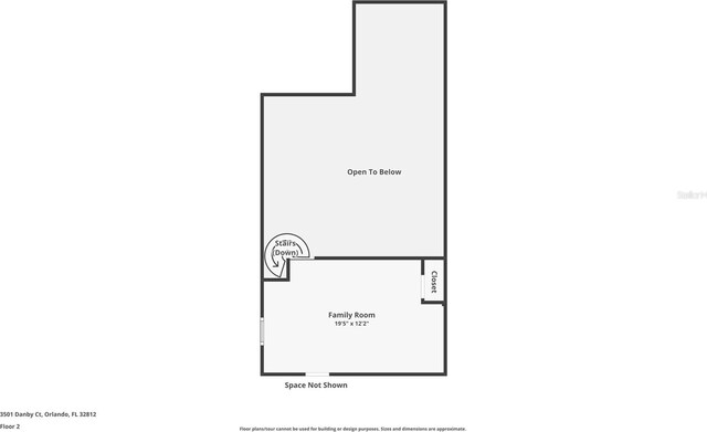 3501 Danby Ct, Orlando, FL 32812 - room layout