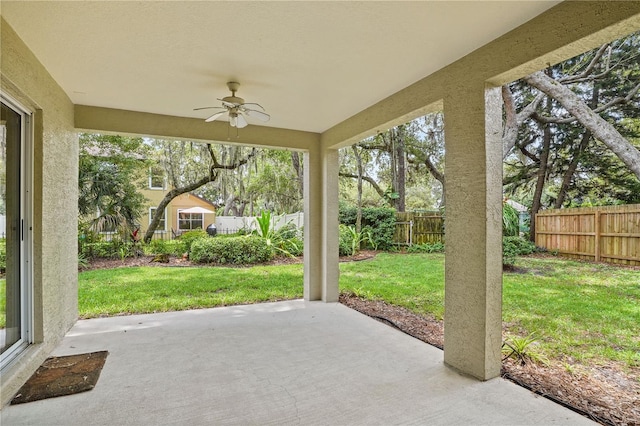 1354 Dutch Elm Dr, Altamonte Springs, FL 32714 - view of patio with ceiling fan