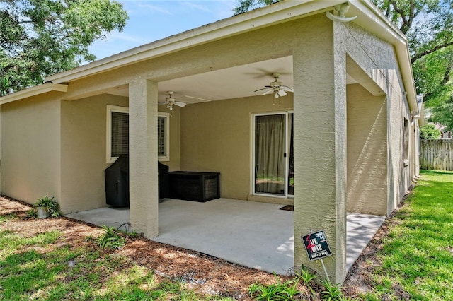 1354 Dutch Elm Dr, Altamonte Springs, FL 32714 - view of patio featuring a ceiling fan