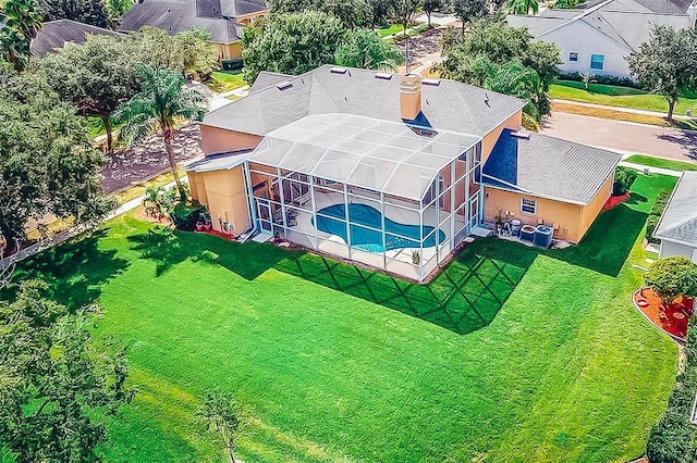 357 Fairway Pointe Cir, Orlando, FL 32828 - aerial view of residential area with a pool area