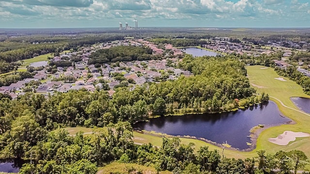 357 Fairway Pointe Cir, Orlando, FL 32828 - aerial perspective of suburban area featuring a large body of water and a golf club