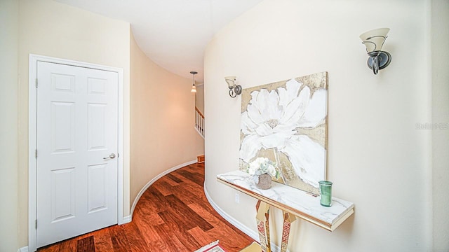 357 Fairway Pointe Cir, Orlando, FL 32828 - corridor featuring wood finished floors and baseboards