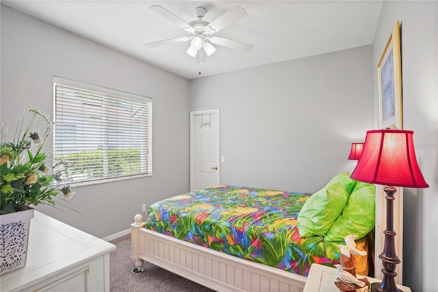 468 Alinole Loop, Lake Mary, FL 32746 - bedroom featuring carpet flooring, baseboards, and a ceiling fan