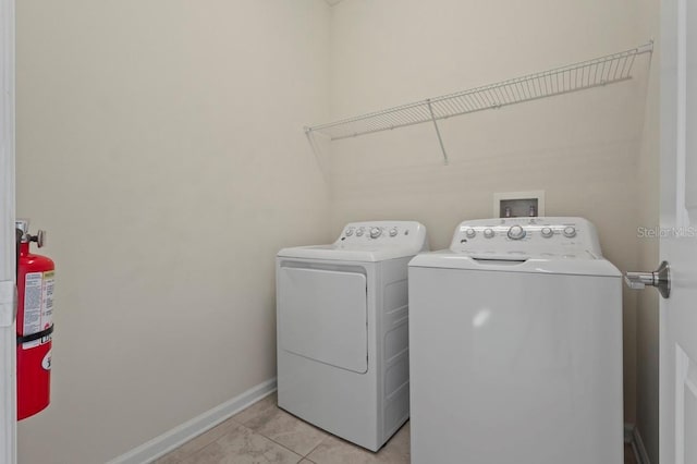 877 Ocean Course Ave, Davenport, FL 33896 - laundry room with washer and clothes dryer and baseboards
