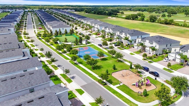 877 Ocean Course Ave, Davenport, FL 33896 - aerial view of residential area featuring a local golf course