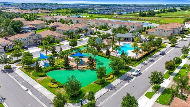 877 Ocean Course Ave, Davenport, FL 33896 - drone / aerial view of a pool
