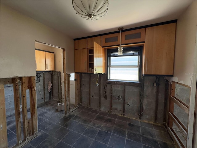 16107 Gulf Blvd, Redington Beach, FL 33708 - kitchen featuring dark tile patterned floors