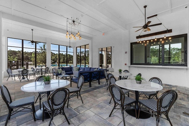 6615 Leo Ln, Saint Cloud, FL 34773 - sunroom / solarium with beamed ceiling