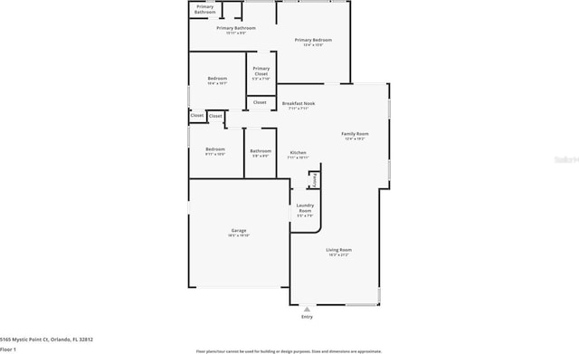 5165 Mystic Point Ct, Orlando, FL 32812 - room layout