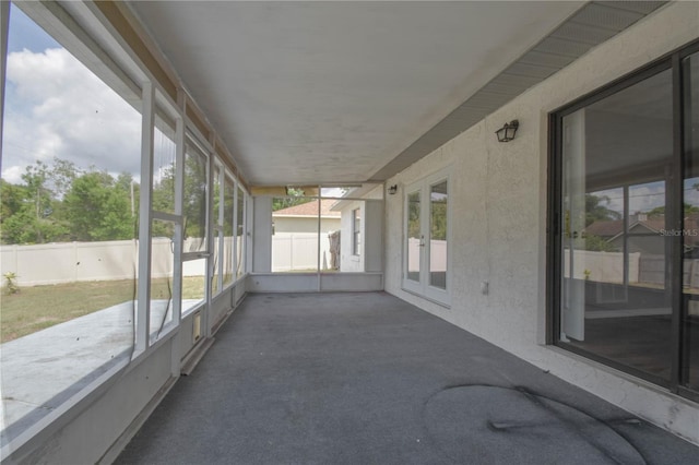 1668 Fort Smith Blvd, Deltona, FL 32725 - unfurnished sunroom with french doors