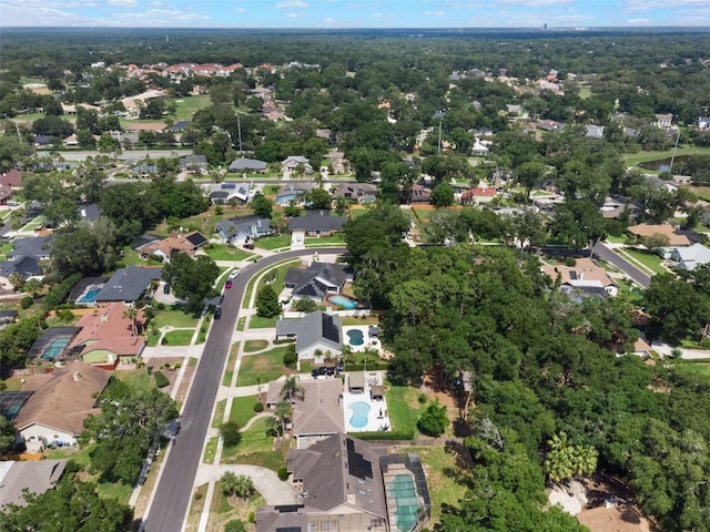 2122 Palm Crest Dr, Apopka, FL 32712 - aerial view of property's location with nearby suburban area and a pool