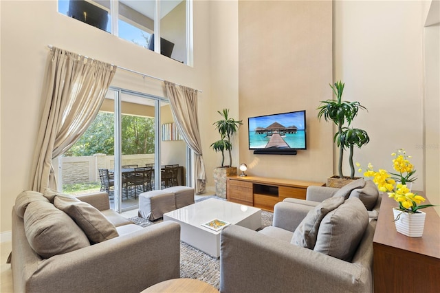 3149 Brasilia Ave, Kissimmee, FL 34747 - living room with healthy amount of natural light and a towering ceiling