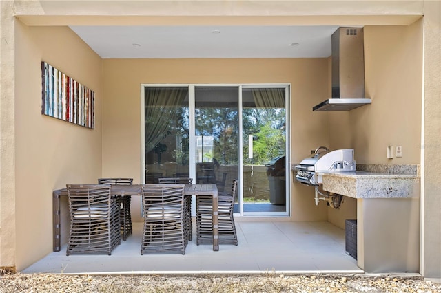 3149 Brasilia Ave, Kissimmee, FL 34747 - view of patio / terrace with an outdoor kitchen