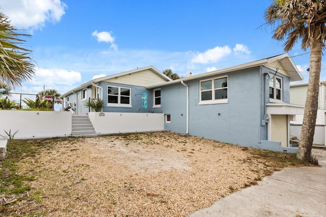 4039 S Atlantic Ave, Port Orange, FL 32127 - back of property with stucco siding