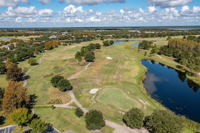 3349 Sagebrush St, Harmony, FL 34773 - view of property location featuring a large body of water, a golf course, and a tree filled landscape