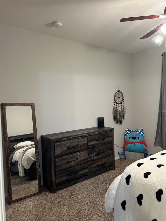 3417 Westchester Square Blvd Unit 202, Orlando, FL 32835 - carpeted bedroom featuring a ceiling fan