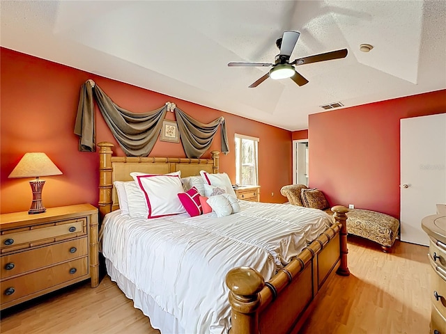 1803 Meadow Pond Way, Orlando, FL 32824 - bedroom with light wood-type flooring and ceiling fan