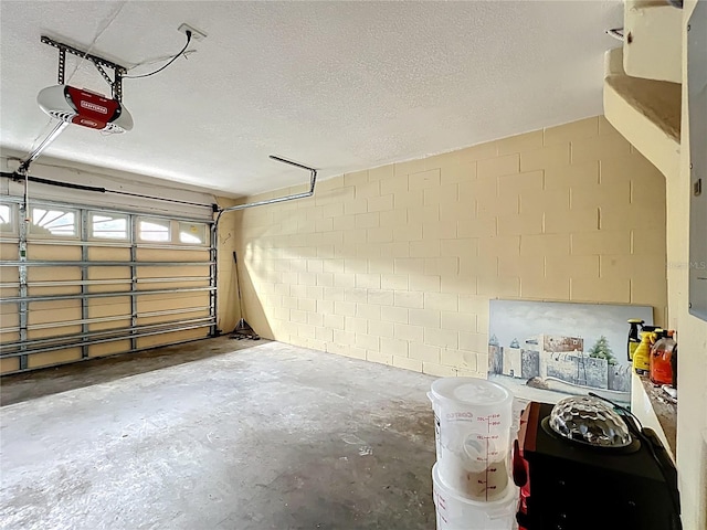 1803 Meadow Pond Way, Orlando, FL 32824 - garage with a garage door opener and concrete block wall