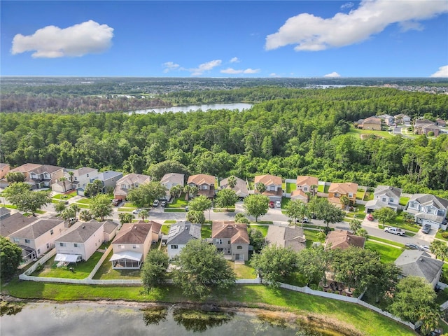1803 Meadow Pond Way, Orlando, FL 32824 - aerial perspective of suburban area with a heavily wooded area and a large body of water