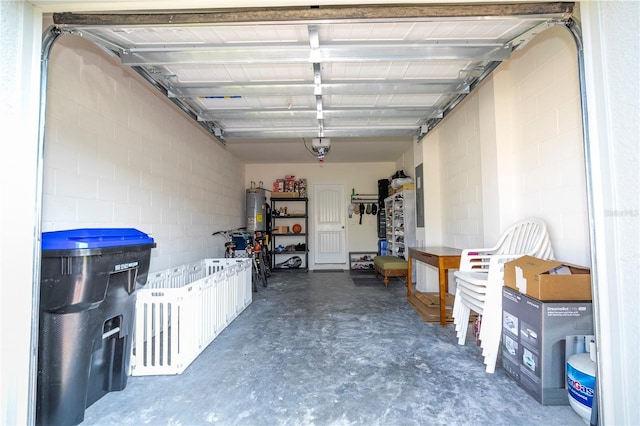 13452 Sagestone Dr, Winter Garden, FL 34787 - garage with water heater and concrete block wall