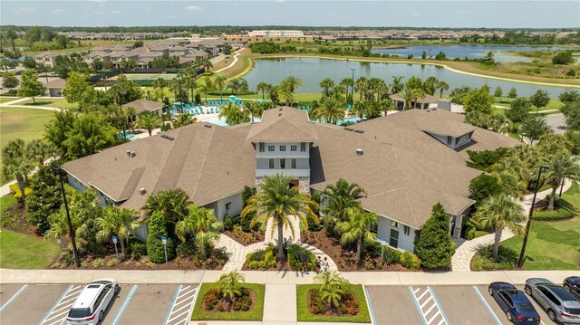 13452 Sagestone Dr, Winter Garden, FL 34787 - aerial view of property and surrounding area with a nearby body of water