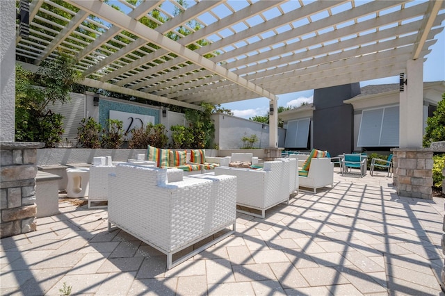 13452 Sagestone Dr, Winter Garden, FL 34787 - view of patio featuring outdoor lounge area