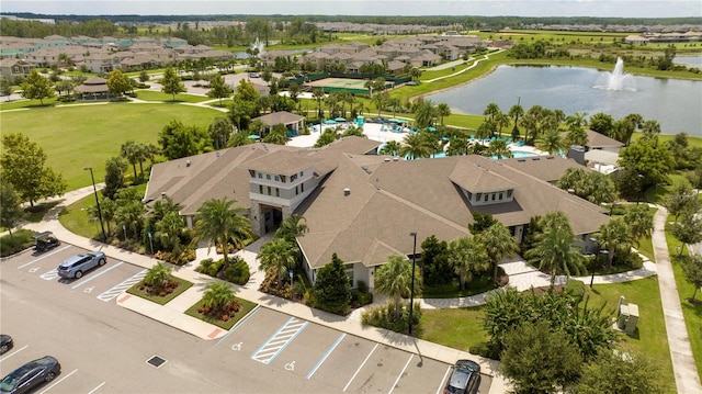 13452 Sagestone Dr, Winter Garden, FL 34787 - aerial perspective of suburban area with a large body of water