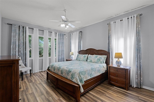1124 Hidden Blf, Clermont, FL 34711 - bedroom featuring light wood-style floors and a ceiling fan