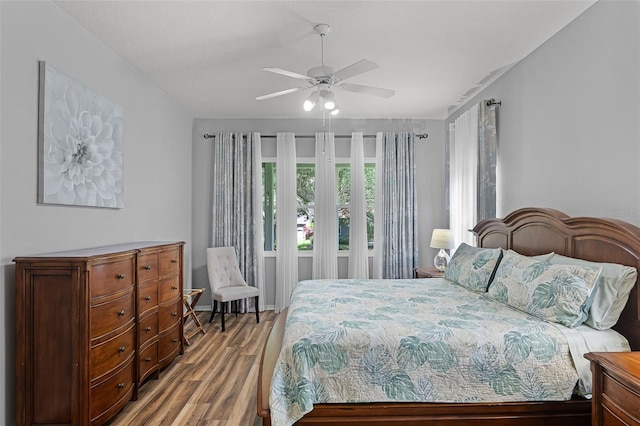 1124 Hidden Blf, Clermont, FL 34711 - bedroom featuring light wood-style flooring and ceiling fan