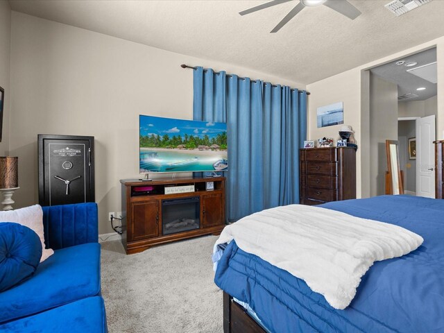 1319 Johns Cove Ln, Oakland, FL 34787 - carpeted bedroom featuring a ceiling fan and baseboards