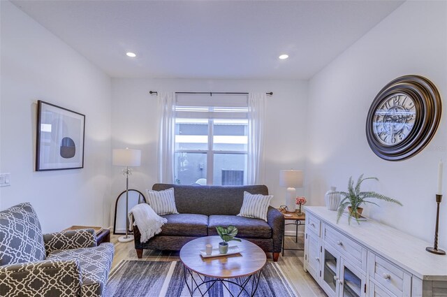 625 Dogfish Ln, Debary, FL 32713 - living room featuring light wood finished floors and recessed lighting