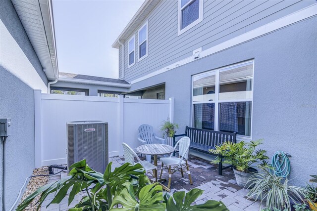 625 Dogfish Ln, Debary, FL 32713 - view of patio with cooling unit