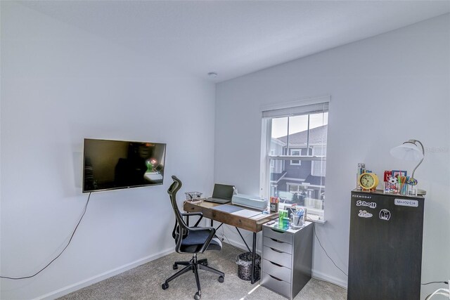 625 Dogfish Ln, Debary, FL 32713 - carpeted home office with baseboards