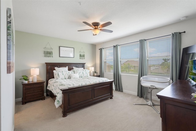 15241 Sunrise Grove Ct, Winter Garden, FL 34787 - bedroom featuring light colored carpet, baseboards, and ceiling fan
