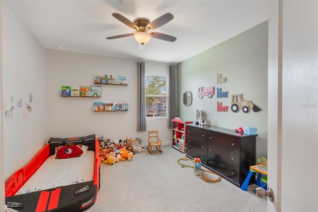 15241 Sunrise Grove Ct, Winter Garden, FL 34787 - carpeted bedroom with ceiling fan