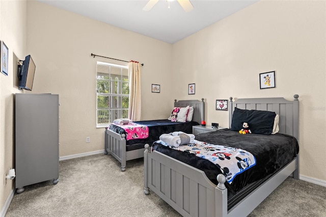 110 Watling Way Unit 25204, Davenport, FL 33837 - bedroom featuring light colored carpet, baseboards, and ceiling fan