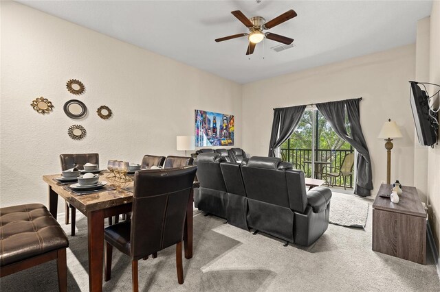 110 Watling Way Unit 25204, Davenport, FL 33837 - carpeted dining space featuring a ceiling fan