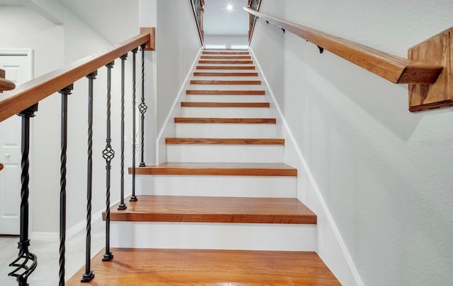 491 Whistling Duck Trl, Saint Cloud, FL 34771 - stairs with baseboards