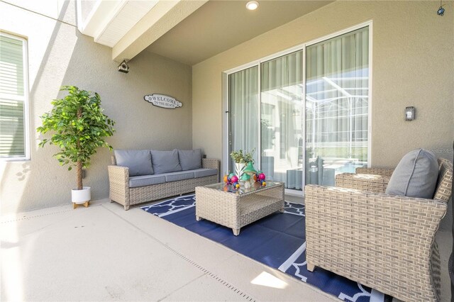 8964 Takeaway Way, Davenport, FL 33896 - view of patio / terrace with outdoor lounge area