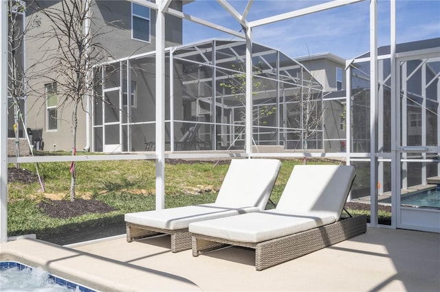8964 Takeaway Way, Davenport, FL 33896 - view of unfurnished sunroom