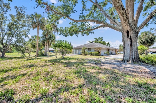 1115 Lake Francis Dr, Apopka, FL 32712 - view of grassy yard with an attached garage