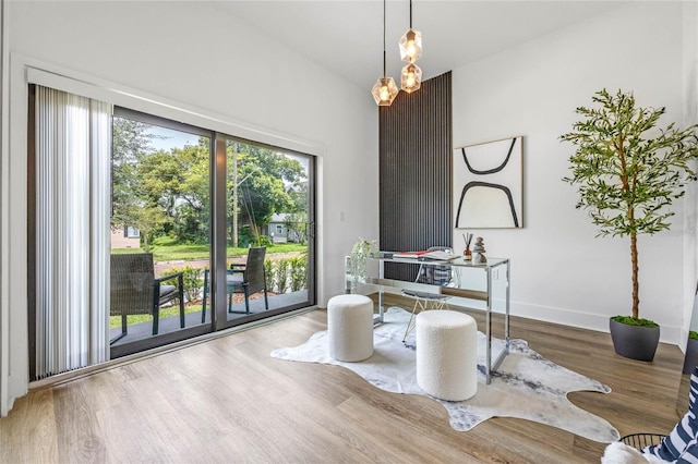 52 W Harding St Unit A, Orlando, FL 32806 - office with wood finished floors and baseboards