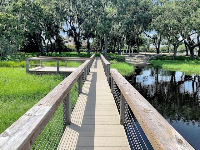 16729 Tall Grass Ln, Clermont, FL 34711 - dock featuring a water view