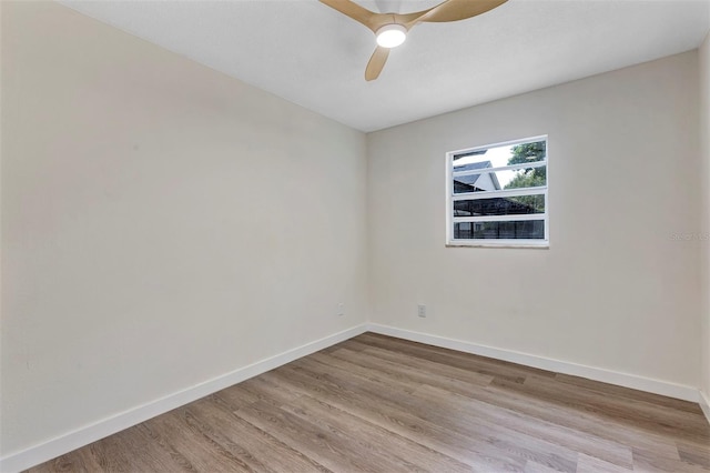 822 Glen Arden Way, Altamonte Springs, FL 32701 - unfurnished room with wood finished floors, ceiling fan, and baseboards