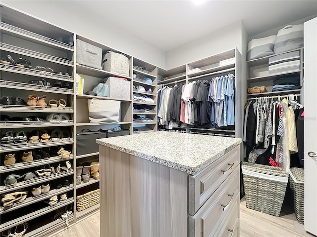 16246 Ravenna Ct, Montverde, FL 34756 - walk in closet with light wood-style flooring